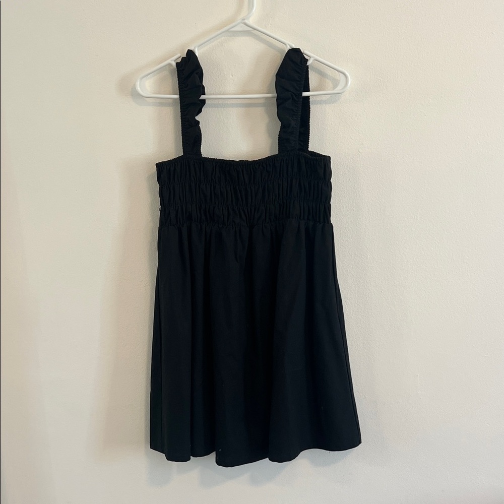 La Hearts Black Mini Dress